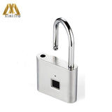Smart Door Lock Fingerprint Security Keyless USB Rechargeable Fingerprint Padlock Quick Unlock Zinc Alloy XM-A9002