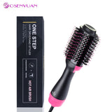 New1000W Professional Hair Dryer Brush 3In1 Hair Straightener Curler Comb Electric Blow Dryer With Comb Roller Styler